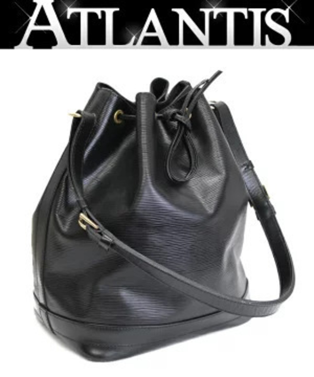 Louis Vuitton Noe drawstring shoulder bag Epi leather black